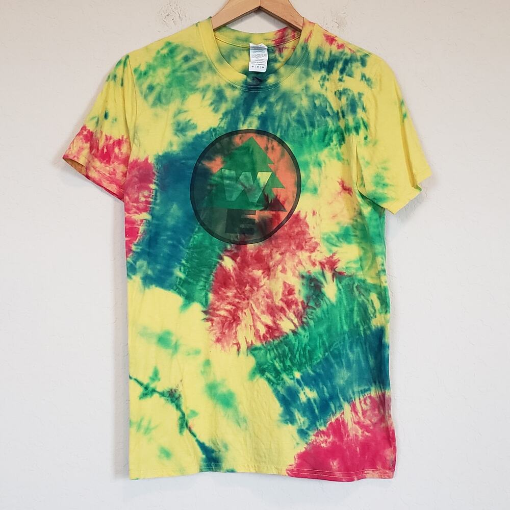 Gildan Soft Style Ring Spun Wilderness Explorer Tie Dye‎ T-Shirt Unisex Medium